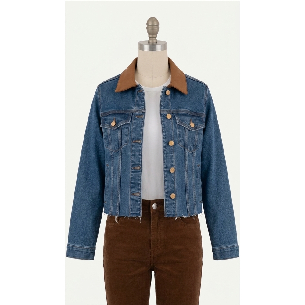 NEW KUT FROM THE KLOTH women's kerry cropped jacket in affined